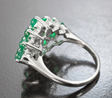 Оригинальное серебряное кольцо с хризопразом Серебро 925