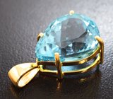 Кулон с крупным топазом 21,94 карата