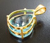 Кулон с крупным топазом 21,94 карата