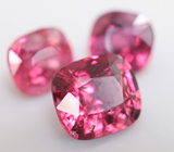 Набор из 3 красных шпинелей 3,96 карата 