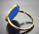 Золотое кольцо с агатовой камеей на халцедоне 5,48 карата