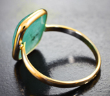 Золотое кольцо с уральским изумрудом 5,37 карата Золото