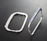 Стильные серебряные серьги с ограненными эфиопскими опалами Серебро 925