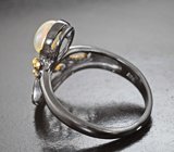 Серебряное кольцо с кристаллическим эфиопским опалом Серебро 925