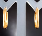 Серьги-конго и подвесы с лимонными цитринами и бриллиантами