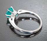 Кольцо с «неоновым» апатитом 1,7 карата