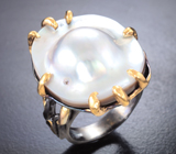Серебряное кольцо с жемчугом Mabe Серебро 925