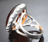 Серебряное кольцо c уникальным спессартином 46,9 карата Серебро 925