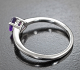 Изящное cеребряное кольцо с аметистом Серебро 925