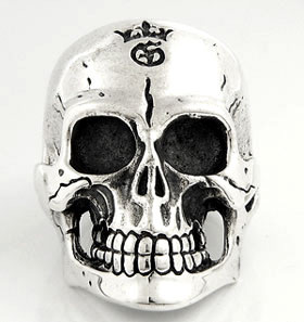 Кольцо «Череп Байкера»