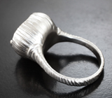 Оригинальное серебряное кольцо с насыщенно-синим сапфиром Серебро 925