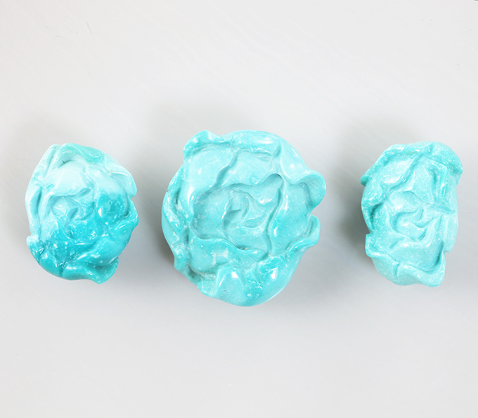 Набор резной армянской бирюзы 10,44 карата