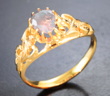 Золотое кольцо с уральским александритом 1,02 карата Золото