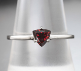 Прелестное серебряное кольцо с альмандином гранатом Серебро 925