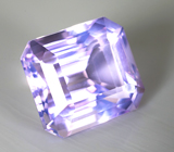 Чистейший крупный лавандовый аметист топовой огранки 16,54 карата 