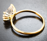 Золотое кольцо с ярким морганитом 2,04 карата