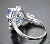 Серебряное кольцо с кианитами Серебро 925