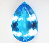 Крупный! Чистейший голубой топаз 45,13 карата 