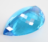 Крупный! Чистейший голубой топаз 45,13 карата 