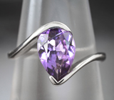 Элегантное серебряное кольцо с аметистом Серебро 925