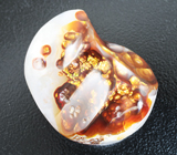 Крупный! Мексиканский огненный агат 58,56 карата 