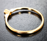 Золотое кольцо с чистейшим уральским александритом 0,08 карата Золото