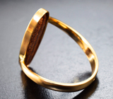 Золотое кольцо с австралийским дублет опалом 2,5 карата