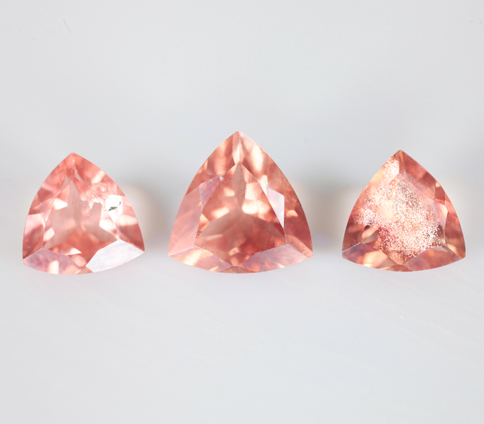 Набор из 3 андезинов 2,29 карата