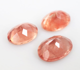 Набор из 3 андезинов 2,88 карата 