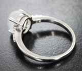 Чудесное серебряное кольцо с лунным камнем Серебро 925