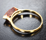 Золотое кольцо с андезином редкой огранки 1,22 карата