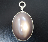 Крупный серебряный кулон с лунным камнем 37,39 карата Серебро 925