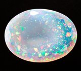 Кольцо с ограненным эфиопским опалом эксклюзивного размера 35,12 карата