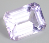 Чистейший лавандовый аметист топовой огранки 21,38 карата 