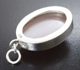 Стильный серебряный кулон с крупным лунным камнем 23,66 карата Серебро 925