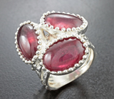 Серебряное кольцо с сапфирами 16,9 карата Серебро 925