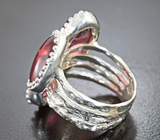 Серебряное кольцо с сапфирами 16,9 карата
