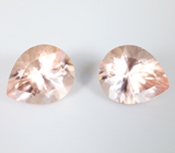 Безупречная пара морганитов 7,9 карата 