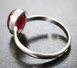 Золотое кольцо с насыщенным рубином 3,84 карата