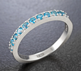 Элегантное серебряное кольцо с апатитами Серебро 925