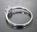 Прелестное серебряное кольцо с танзанитом