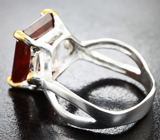 Серебряное кольцо с карнелианом 4,65 карата
