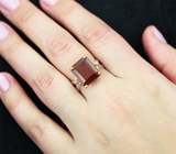 Серебряное кольцо с карнелианом 4,65 карата Серебро 925
