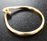 Золотое кольцо с чистейшим уральским александритом 0,1 карата Золото