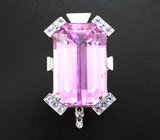 Комплект с кунцитами 160,29 карата, танзанитами и бриллиантами