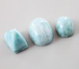 Крупный набор из 3 ларимаров 32,66 карата