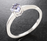 Изящное серебряное кольцо с танзанитом Серебро 925