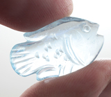 Резной аквамарин 17,98 карата  