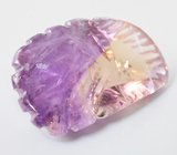 Крупный резной аметрин 82,01 карата