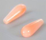 Пара solid кораллов 2,03 карата 